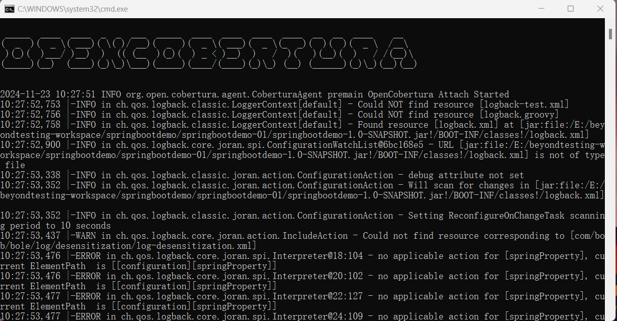 opencobertura启动成功的画面